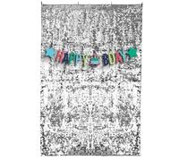 Modern Multicolor Birthday Paillette sfondo - 182,9 x 122,9 cm (confezione da 2) - ideale per feste e servizi fotografici