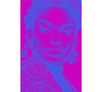 Modern Muse: A 6x9 Writing Journal with Vibrant Pop Art Cover - Violet Edition: Express Yourself in a Notebook Celebrating Bold Colors and Artistic Flair