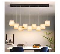 Modern Natural Marble Chandelier Home Art Design Decor Pendant Light Luxury Creative Cube Hanging Lamp