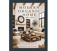 Modern Organic Home: Faux Books, Blank Page Notebook