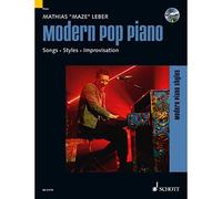 Modern pop piano piano +cd: Songs - Styles - Improvisation. Klavier.
