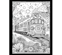 Modern Primitive Style Adult Coloring Book