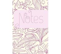Modern Purple Floral Notebook by Jot Club - 200 Premium Blank Pages, Aesthetic Flower Design, Elegant Journal for Writing, Notes, Ideas & Gifting - Minimalist Stationery for Women & Teens