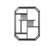 Modern rack da vetro a parete in metallo, rack galleggianti per il bar e multifunzione per casa, ristorante, bar (colore: nero, dimensioni: 60x12x80cm)