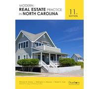 Modern Real Estate Practice in North Carolina, 11th Edition - Featuring Key terms, Math FAQs, 22 Unit Quizzes with Updated Laws, Rules & Regulations for NC (Dearborn Real Estate Education)