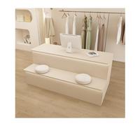 Modern Reception Desk with Lockable Drawer - Multifunctional Standing Front Counter for Retail Lobby Salon & Office - 140cm (55.1in) Elegante design & Durable