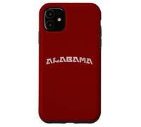 Modern Retro Alabama Distressed Style Print Custodia per iPhone 11