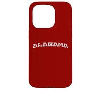 Modern Retro Alabama Distressed Style Print Custodia per iPhone 15 Pro
