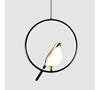 Modern Ring Pendant Lighting Fixture LED Bird Hanging Lamp, Nordic 31W Kitchen Island Drop Ceiling Lights Dining Table Bedroom Bedside Loft Decor Suspended Lamps Household faucets