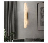 Modern Room Decoration With This Long Marble Wall Mounted Lights, Black Gold All Brass Alabaster Wall Lights For Bathroom