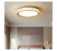 Modern Round Gold Light Luxury Crystal Led Ceiling Light For Interior Decoration Bedroom Living Room