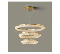 Modern Round Led Ring Light Luxury Ceiling Chandeliers For Dining Room Hanging Lamps Home Decor