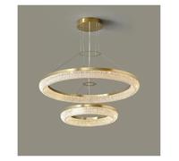Modern Round Led Ring Light Luxury Ceiling Chandeliers For Dining Room Hanging Lamps Home Decor