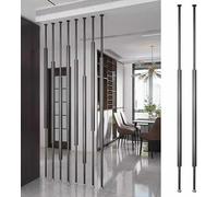 Modern s - Divisorio da pavimento a soffitto per casa e ufficio, regolabile, 70-300 cm, elegante divisorio da parete per piccoli spazi, hotel e decorazioni (2 pezzi)