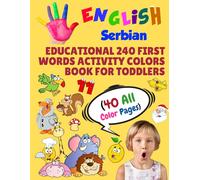 Modern School L English Serbian Educational 240 First Words Activity (Tascabile)