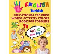 Modern School L English Turkish Educational 240 First Words Activity (Tascabile)
