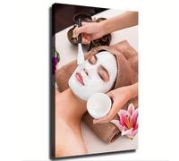 Modern Serene Skin Care Poster for Bedroom Studio | Night day routine chart, cleanser toner guide, dressing area Wall-Art(Unframed,16x24inch(40x60cm))