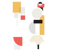 Modern Shapes Notebook - Artistic Minimal Journal: Stylish Writing Pad | Matte Softcover | 60 Lined Pages | Premium White Paper | Creative Stationery Gift