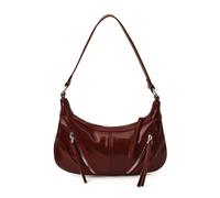 Modern Shoulder Purse Handbag with Adjustable Strap and Eye Catching Tassels PU Leather Underarm Bags for Daily Use Retro Evening Purse Women