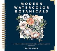 Sarah Simon Modern Watercolor Botanicals (Copertina rigida)