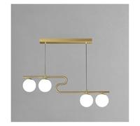 Modern White Glass Bubble Chandeliers for Kitchen Table Dining Room Lighting Decor Black Pendant Lights Home Decor Luminaires