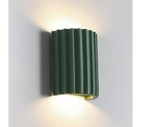Moderna Applique da parete in resina Creativo Semplicità sfondo parete apparecchi di illuminazione Soggiorno lampada da parete comodino luci da parete per lo studio camera da letto ingresso (Green)