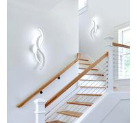 Moderna applique da parete per interni a LED bianco, lampada da parete bianca fredda 6500K per piccoli spazi, bagno, corridoio, scala, ingresso