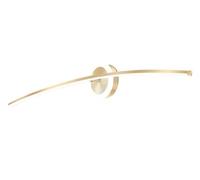 Moderna barra luminosa a LED dimmerabile da parete, applique dorata sopra lo specchio for bagno, camera letto, hotel, apparecchio di illuminazione striscia lunga(Gold,100CM)