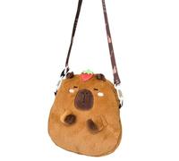 Moderna borsa a tracolla in peluche animale casual per bambini borse a tracolla che offrono comfort e stili per viaggi o uso quotidiano Doppia tracolla, 01style