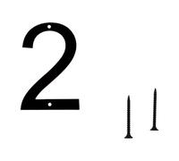 Moderna Casa Galleggiante Numero Metallo Moderna Numero Casa Giardino Porta Mailbox Decors Numeri Con Chiodi Set Rivestito Nero Metallo Per Esterni