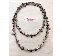 Moderna Collana Lunga Madreperla da Donna,Perle,Pietre Dure,Cristalli Nero 4col