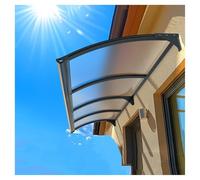 Moderna copertura in policarbonato, tenda per porta, adatta per portico, esterno, tetto, patio, tenda per finestra di porta curva, tetto della porta d'ingresso della finestra,