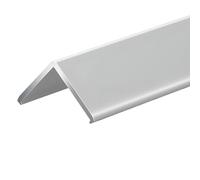 Moderna cornice in alluminio bianco per baguette, 100 cm, 3 pezzi, autoadesiva, pratica soluzione angolare da parete, 20 x 20 mm, design per la decorazione della casa