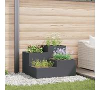 Moderna fioriera quadrata, in plastica resistente, per interni ed esterni, resistente ai raggi UV e impermeabile, con design minimalista