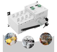 Moderna interruttore di trasferimento automatico a doppia alimentazione con 2 chiavi 4P 100A per aree residenziali urbane BIANCO