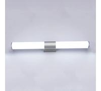 Moderna lampada a LED per armadietto a specchio, applique da parete a specchio in metallo, lampada da parete in acrilico a tubo lungo, luci frontali a specchio per comò da camera da letto minimalista,