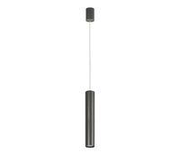 Moderna Lampada A Sospensione Grigia 40/120Cm Interno Cucina Bar Sala Da Pranzo