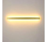 Moderna lampada da parete a LED angolare minimalista per interni, luce nera lunga, illuminazione lineare da parete, dimmerabile, applique da parete per bagno, oro, corridoio, montaggio a parete per