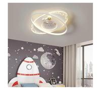 Moderna lampada da soffitto a LED per la cameretta dei bambini, elegante design astronauta, luce tricolore, perfetta per asili nido e spazi esterni, decorazione per la stanza di ragazzi e ragazze