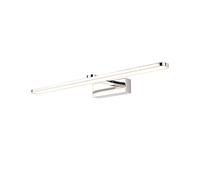 Moderna Luce Frontale a Specchio a LED per Specchio da toeletta per Bagno, Impermeabile e antiappannamento, Lampada da Parete per Bagno, Luce per Trucco in Alluminio e Acciaio Inossidabile, Bianco fr