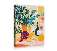 Moderna Natura Morta Di Frutta Tela di Canapa Arte Della Parete Colorata Cucina Tela Immagini Stampe Di Opere D'arte Per La Sala Da Pranzo Casa Caffè Living Decor 70x90cm Innerframe