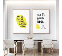 Moderna opera d'arte ispirata a citazioni, poster su tela, citazioni sulla vita, stampe artistiche da parete, immagini per soggiorno, arredamento per la casa, 50x75 cm, 2 pezzi senza cornice