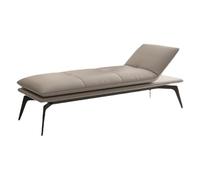 Moderna Panca Grigio Comodo Poggiapiedi Sgabello Tavolo Panca Panca da Pranzo Panca for Interni con Gambe in Metallo for Soggiorno Camera da Letto Ingresso per Ingresso Corridoio Camera(140*45*41cm)