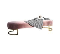 Moderna Panca Negozio di scarpe Negozio di abbigliamento Calzolaio Panca Decorativa Divano lungo Sgabello Casa Camera da letto Comodino Sgabello Mobili decorativi per Ingresso Corridoio Camera(Pink,10
