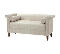 Moderna Panca Panca ai piedi del letto in tessuto for camera da letto, panca imbottita con pouf portaoggetti con braccioli Panca for letto trapuntata Panca for ingresso per Ingresso Corridoio Camera(1