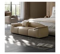 Moderna Panca Panca imbottita for soggiorno o uso ai piedi del letto, panca lunga imbottita con braccioli imbottiti, poggiapiedi for ingresso, soggiorno, camera da letto, porta d'ingresso per Ingresso