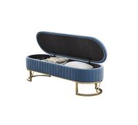 Moderna Panca Panca portaoggetti - Ottomana for la camera da letto ai piedi del letto, panca for l'ingresso, panca moderna in velluto for la camera da letto ai piedi del letto, panca imbottita con gam