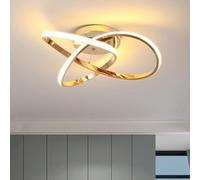Moderna plafoniera a LED da 40 W con Design a Spirale, apparecchi di Illuminazione da soffitto Vicino al soffitto, lampadario a LED per corridoio, corridoio, Balcone, camere da Letto, Cucina, uffici