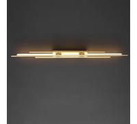 Moderna plafoniera a LED nordica - Lampada Rotonda in Acrilico Nero, Bianco e Oro per corridoio, corridoio e Scale - Elegante Lampada in Alluminio per l'arredamento e l'illuminazione della casa