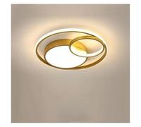 Moderna plafoniera a LED - Oro 50 cm - Elegante lampada da camera da letto e soggiorno - Elegante illuminazione da interni per sala da pranzo e decorazioni per la casa - Illuminazione contemporanea